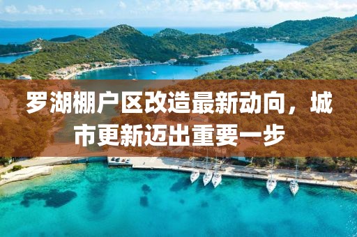 羅湖棚戶區(qū)改造最新動向，城市更新邁出重要一步
