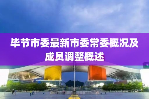 畢節(jié)市委最新市委常委概況及成員調(diào)整概述