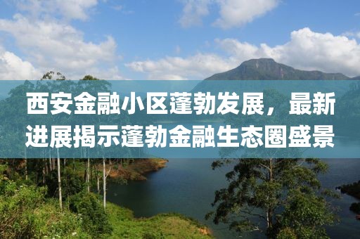 西安金融小區(qū)蓬勃發(fā)展，最新進展揭示蓬勃金融生態(tài)圈盛景