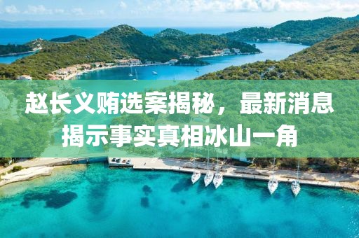 趙長義賄選案揭秘，最新消息揭示事實真相冰山一角