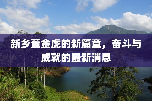新鄉(xiāng)董金虎的新篇章，奮斗與成就的最新消息