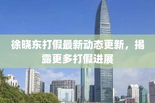 徐曉東打假最新動態(tài)更新，揭露更多打假進展