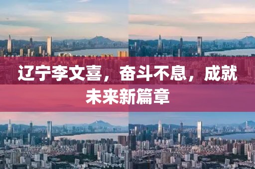 遼寧李文喜，奮斗不息，成就未來(lái)新篇章