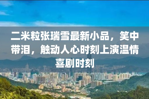 二米粒張瑞雪最新小品，笑中帶淚，觸動(dòng)人心時(shí)刻上演溫情喜劇時(shí)刻