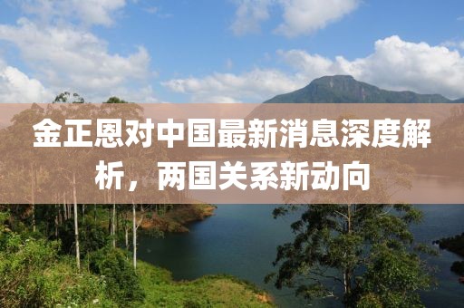 金正恩對中國最新消息深度解析，兩國關(guān)系新動向