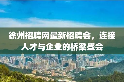 徐州招聘網(wǎng)最新招聘會，連接人才與企業(yè)的橋梁盛會