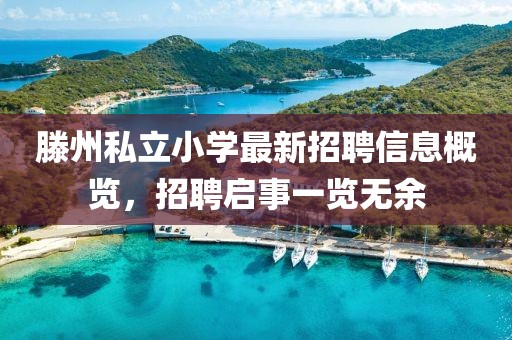 滕州私立小學(xué)最新招聘信息概覽，招聘啟事一覽無余