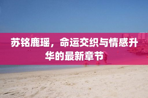 蘇銘鹿瑤，命運交織與情感升華的最新章節(jié)