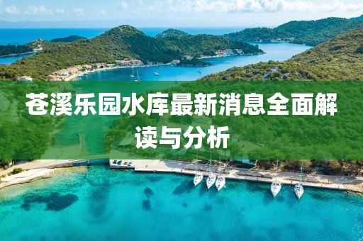 蒼溪樂園水庫最新消息全面解讀與分析