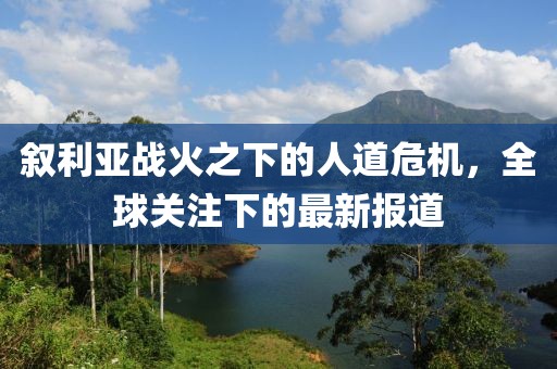 敘利亞戰(zhàn)火之下的人道危機，全球關(guān)注下的最新報道