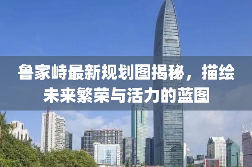 魯家峙最新規(guī)劃圖揭秘，描繪未來繁榮與活力的藍(lán)圖