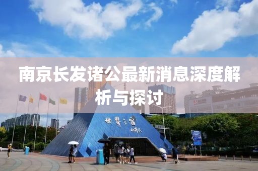南京長(zhǎng)發(fā)諸公最新消息深度解析與探討