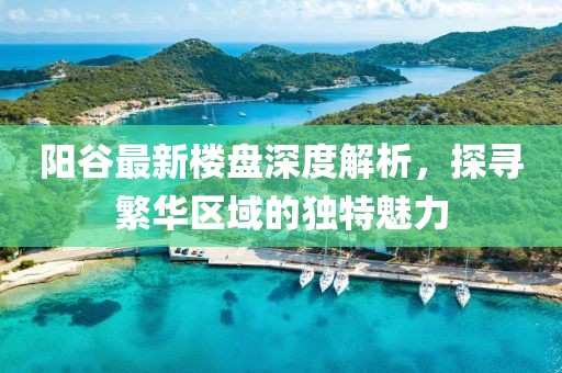 陽谷最新樓盤深度解析，探尋繁華區(qū)域的獨特魅力