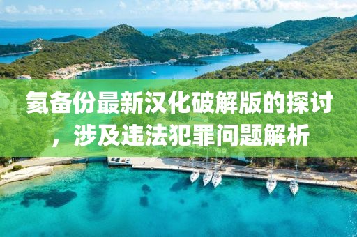 氦備份最新漢化破解版的探討，涉及違法犯罪問題解析