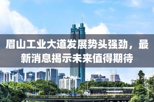 眉山工業(yè)大道發(fā)展勢(shì)頭強(qiáng)勁，最新消息揭示未來值得期待